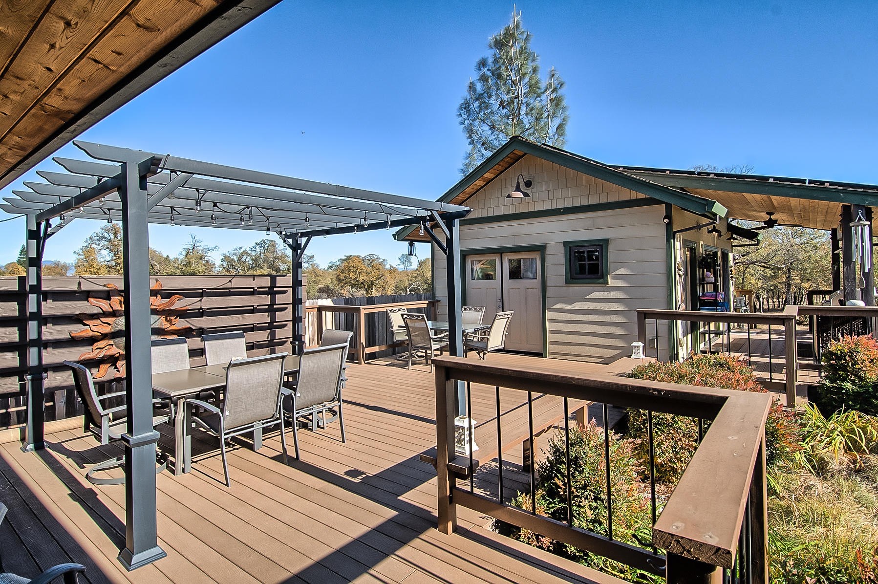 20773 Old Alturas Road Redding, CA 96003 - Photo 42 of 83 Deck to pool house