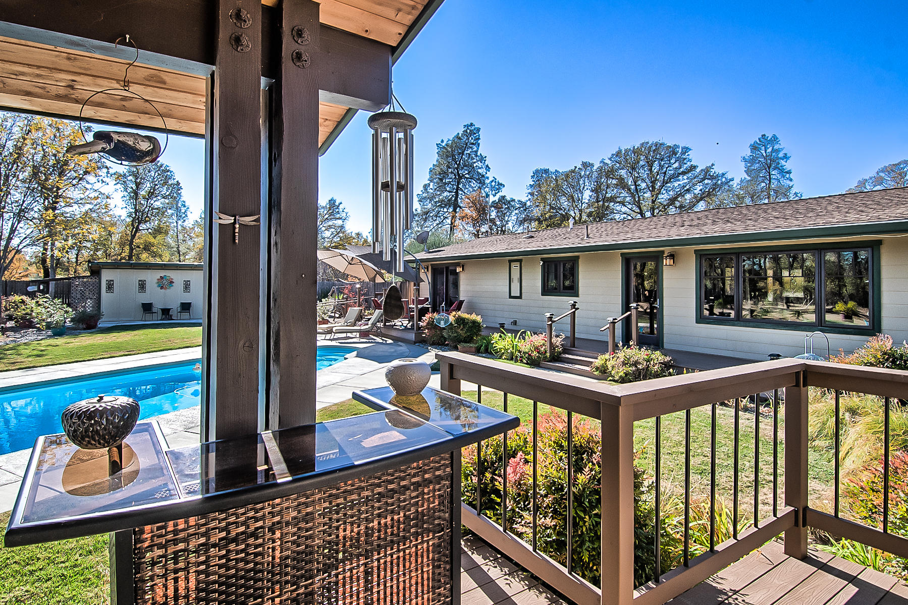 20773 Old Alturas Road Redding, CA 96003 - Photo 56 of 83 Pool house deck