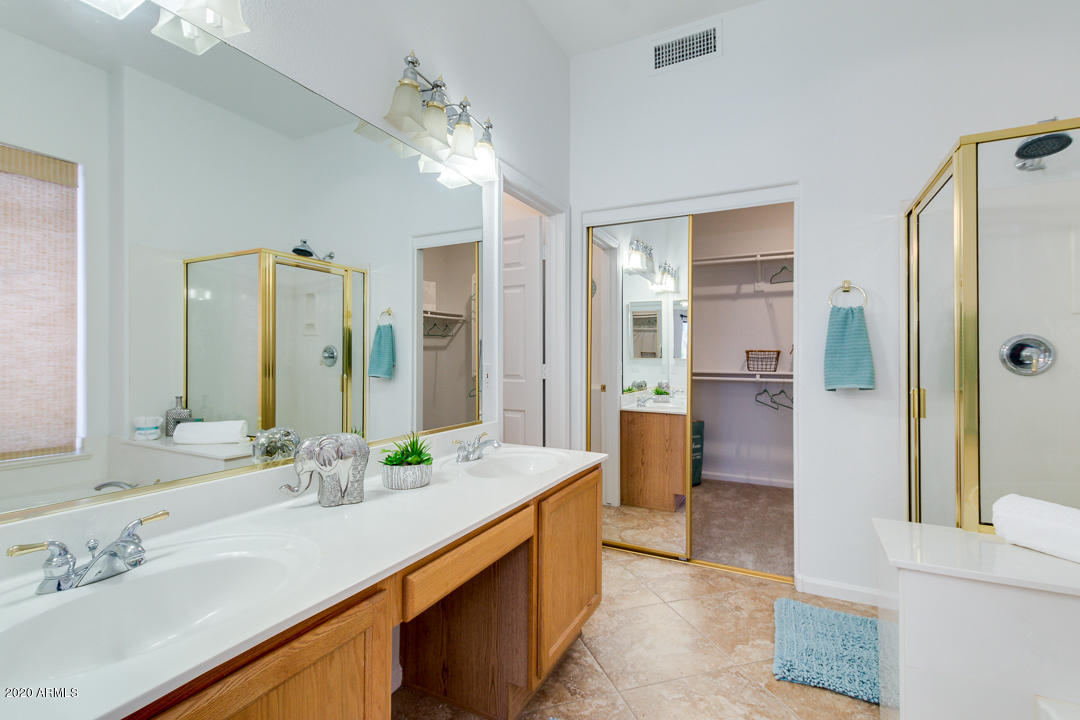 84 East Smoke Tree Road Gilbert, AZ 85296 - Photo 12 of 45 Roomy Master Bath