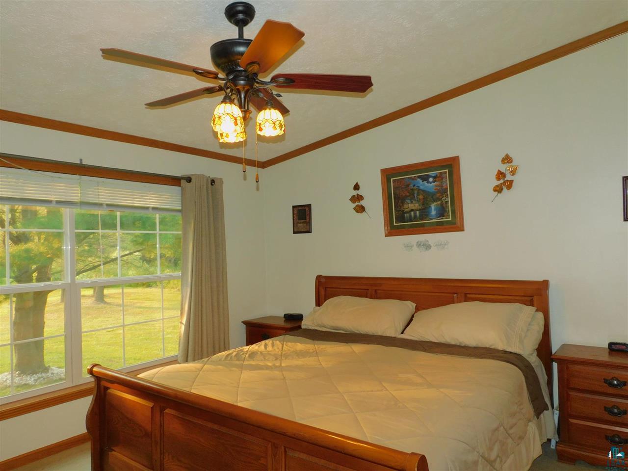 65539 Adler Road Marengo, WI 54855 - Photo 17 of 38 Master Bedroom w/walk-in closet