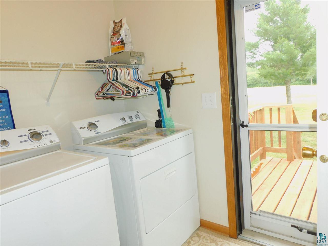 65539 Adler Road Marengo, WI 54855 - Photo 34 of 38 main floor laundry/mud room