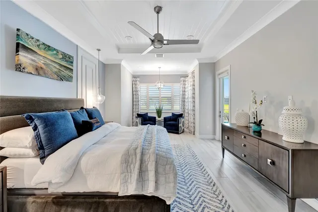 a bed room with a bed and a window