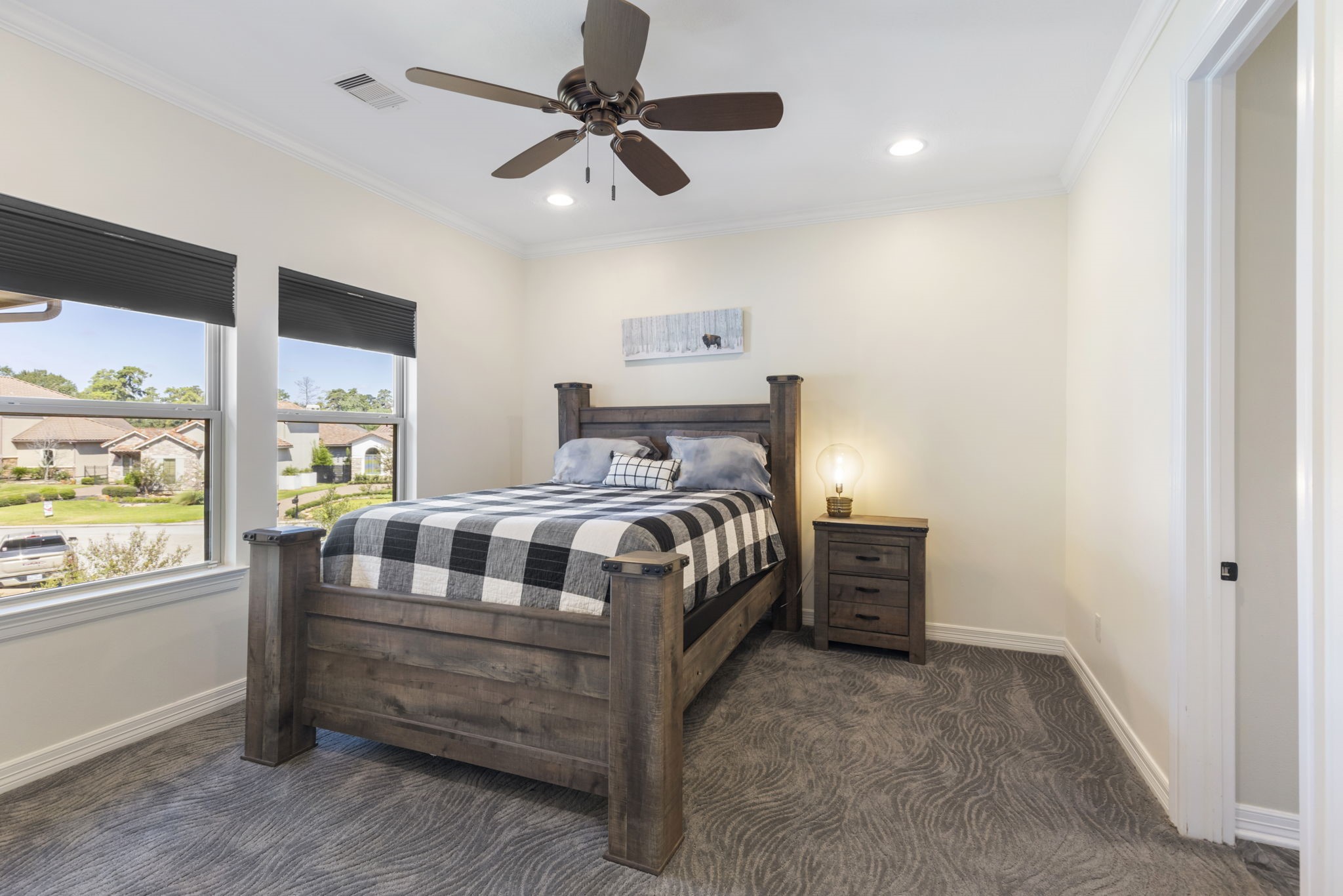 13 Pleasant Shadows Drive Spring, TX 77389 - Photo 26 of 50 a bed room with a bed and a window
