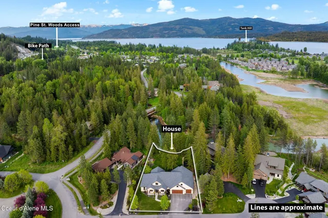 $2,995,000 | 445 West Beach Court, Dover, ID 83825