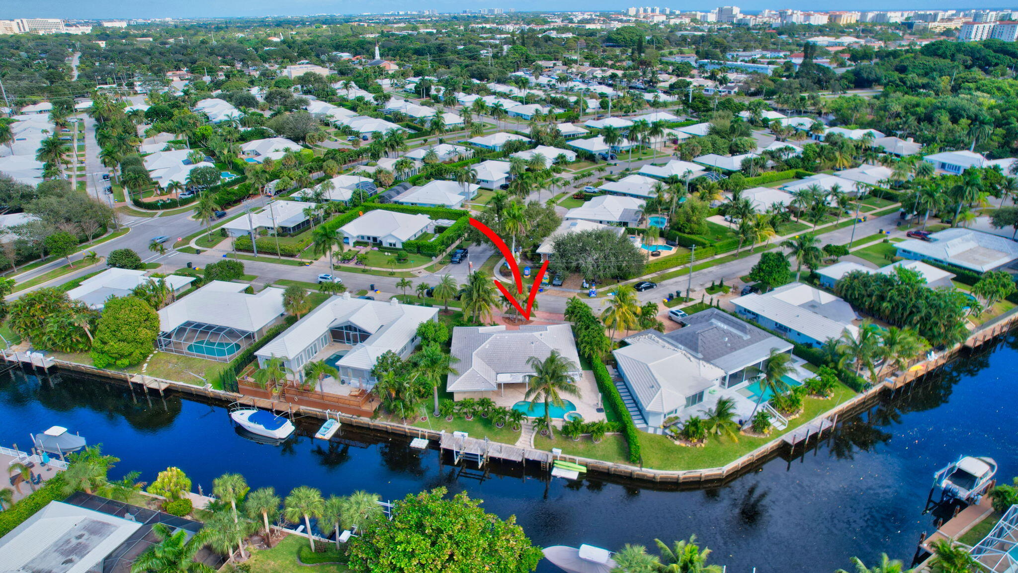 850 Holly Lane Boca Raton, FL 33486 - Photo 27 of 28 Drone
