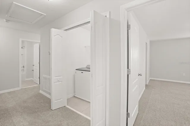 a view of closet area