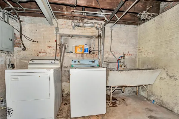 a room with storage and utility