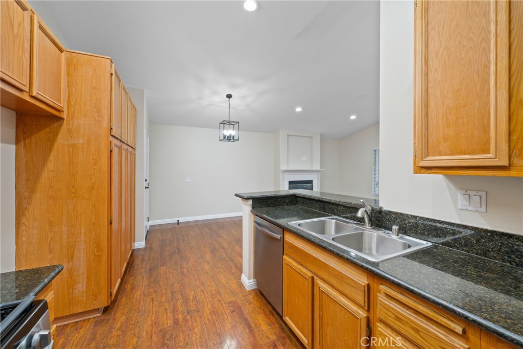 219 Chaumont Circle Lake Forest, CA 92610 - Photo 13 of 56 The open-concept design allows easy flow between the kitchen and dining area.