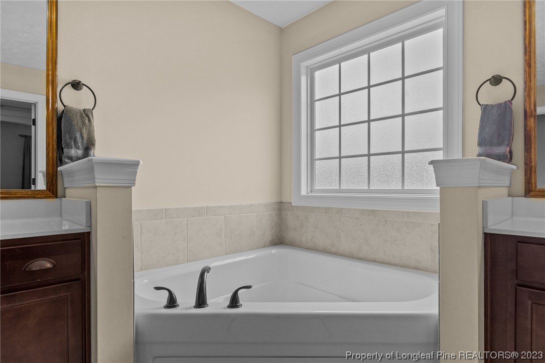155 Dicks Hill Road Carthage, NC 28327 - Photo 33 of 47 a bathroom with a bathtub and a window