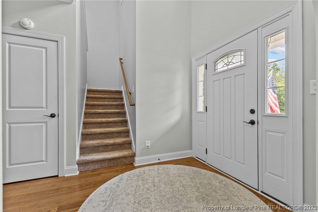 155 Dicks Hill Road Carthage, NC 28327 - Photo 6 of 47 a view of an entryway with staircase