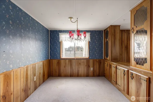 a view of hallway with stairs