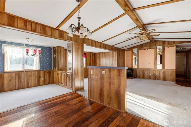 a utility room with closet dryer and washer