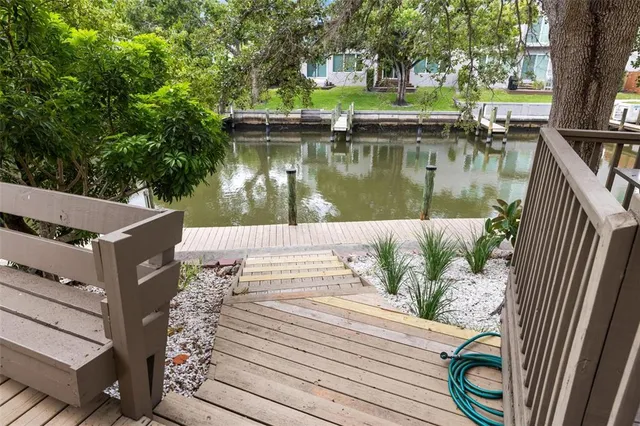 a view of pool with outdoor seating