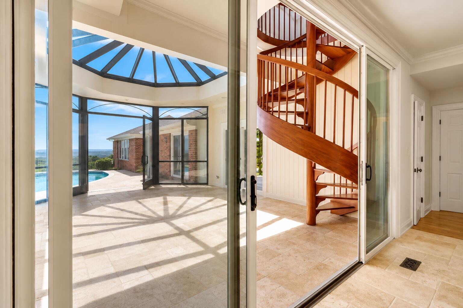 Feature Staircase Solarium