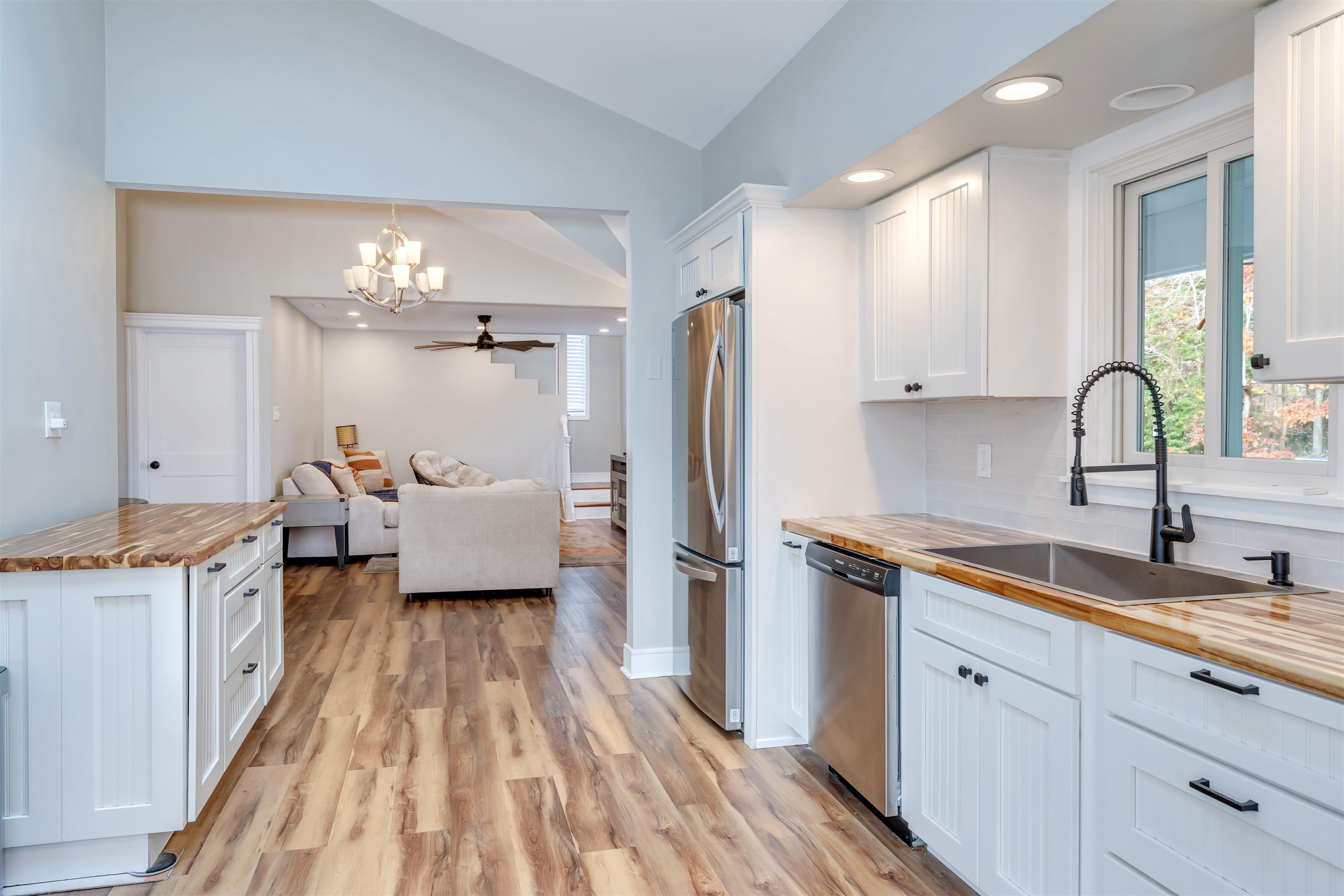667 Dias Creek Road Cape May Court House, NJ 08210 - Photo 12 of 43 a kitchen with a sink appliances and cabinets