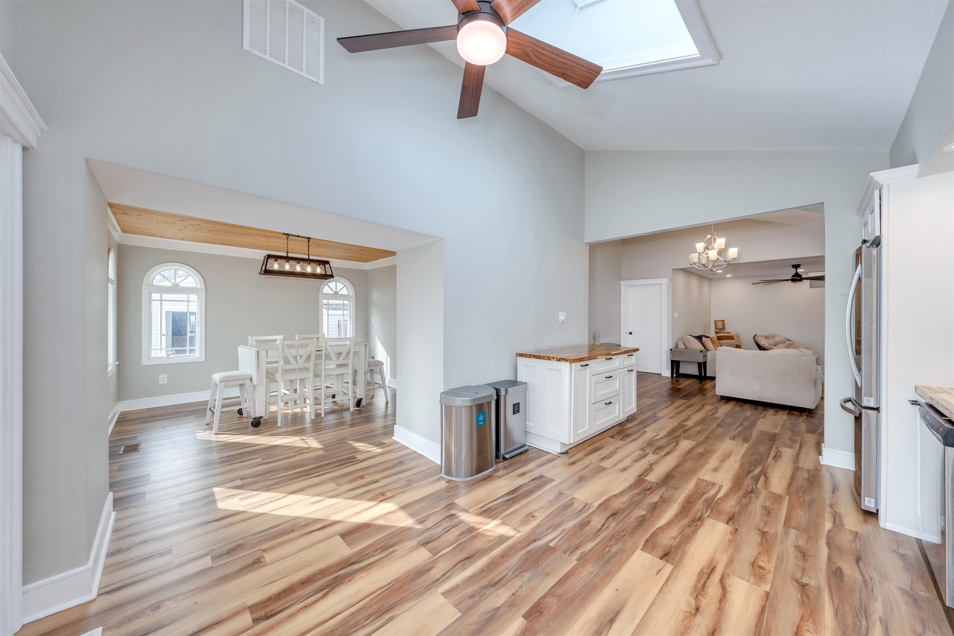 667 Dias Creek Road Cape May Court House, NJ 08210 - Photo 13 of 43 a view of a living room and bedroom with wooden floor