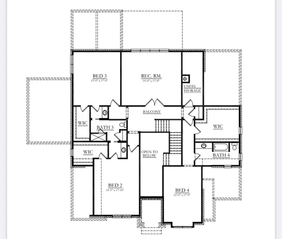 a picture of a floor plan