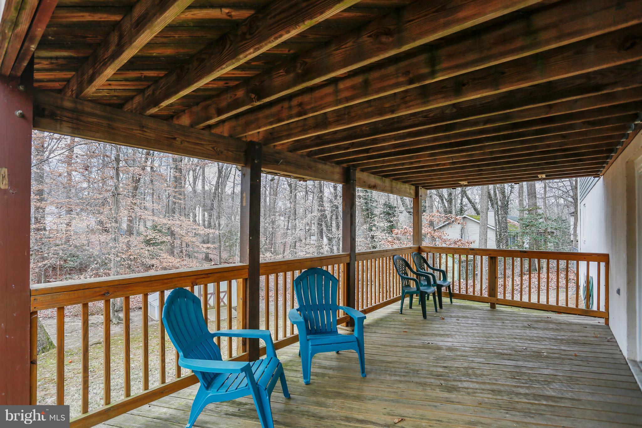 11361 Redlands Road Lusby, MD 20657 - Photo 14 of 30 Lower Level Deck off Back of House