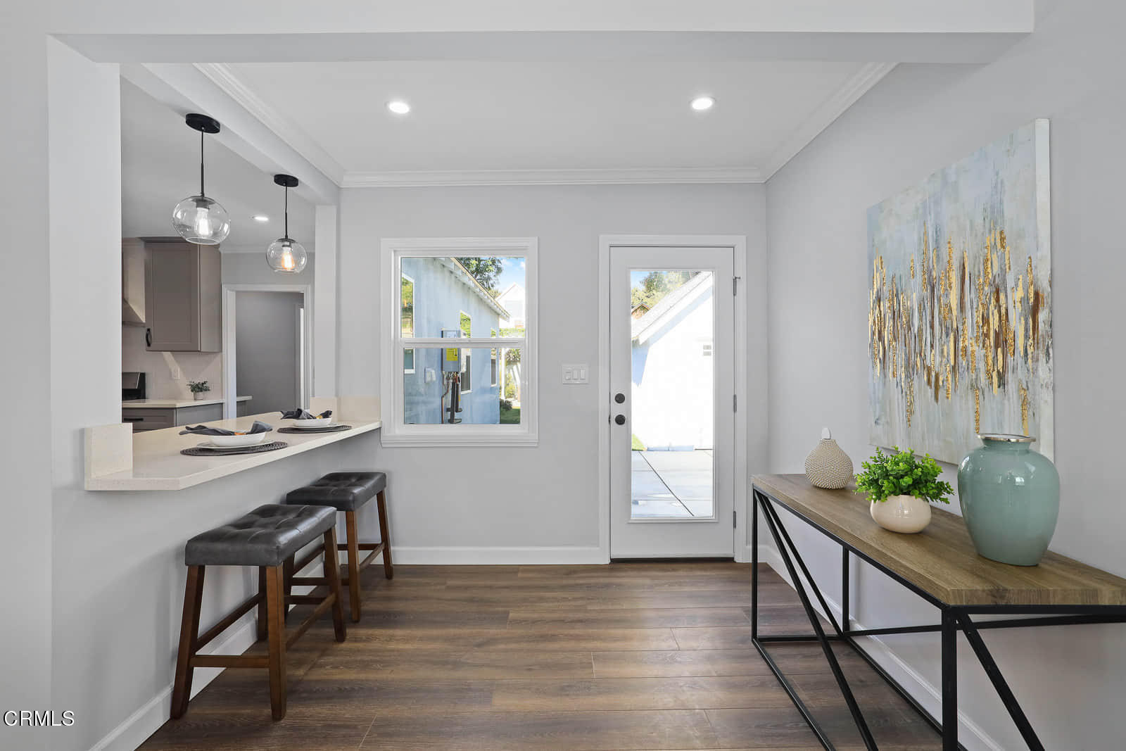 487 Crosby Street Altadena, CA 91001 - Photo 8 of 24 a view of a kitchen and dining room