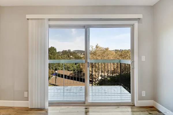 a view of a floor to ceiling window