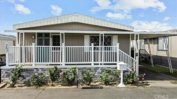 front view of a house with a porch