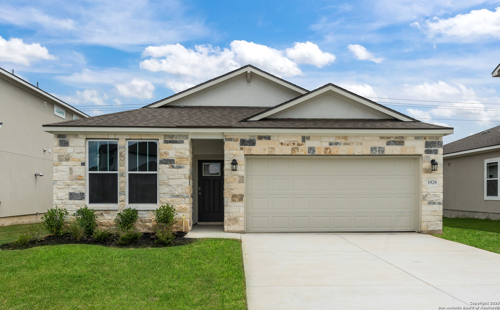 1928 Split Rock Road New Braunfels, TX 78130 - Photo 1 of 1 front view of a house with a yard
