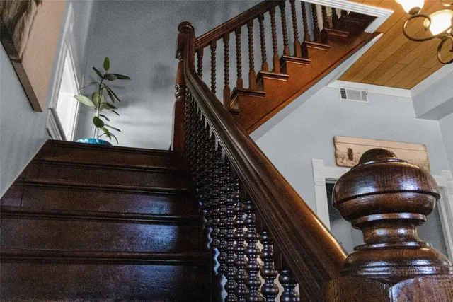 a close view of closet