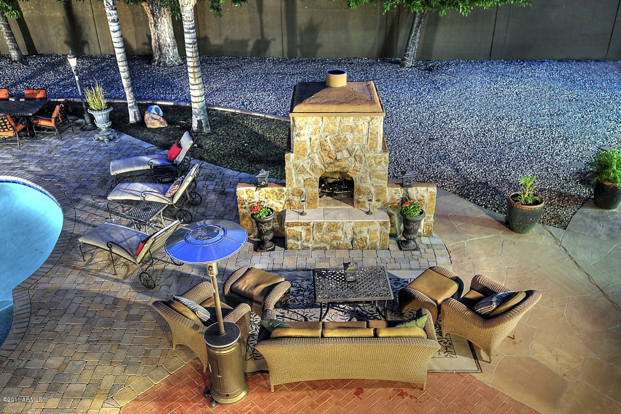 173 North Riata Street Gilbert, AZ 85234 - Photo 16 of 28 Outdoor Fireplace