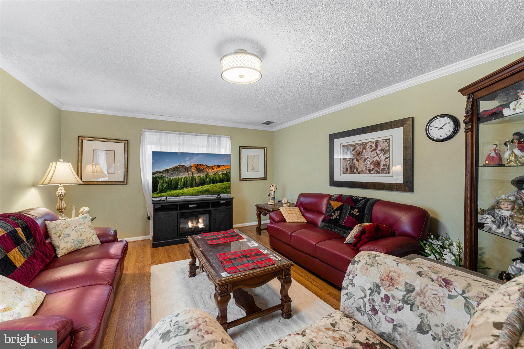 14917 Compton Road Centreville, VA 20121 - Photo 16 of 42 a living room with furniture a rug and a flat screen tv