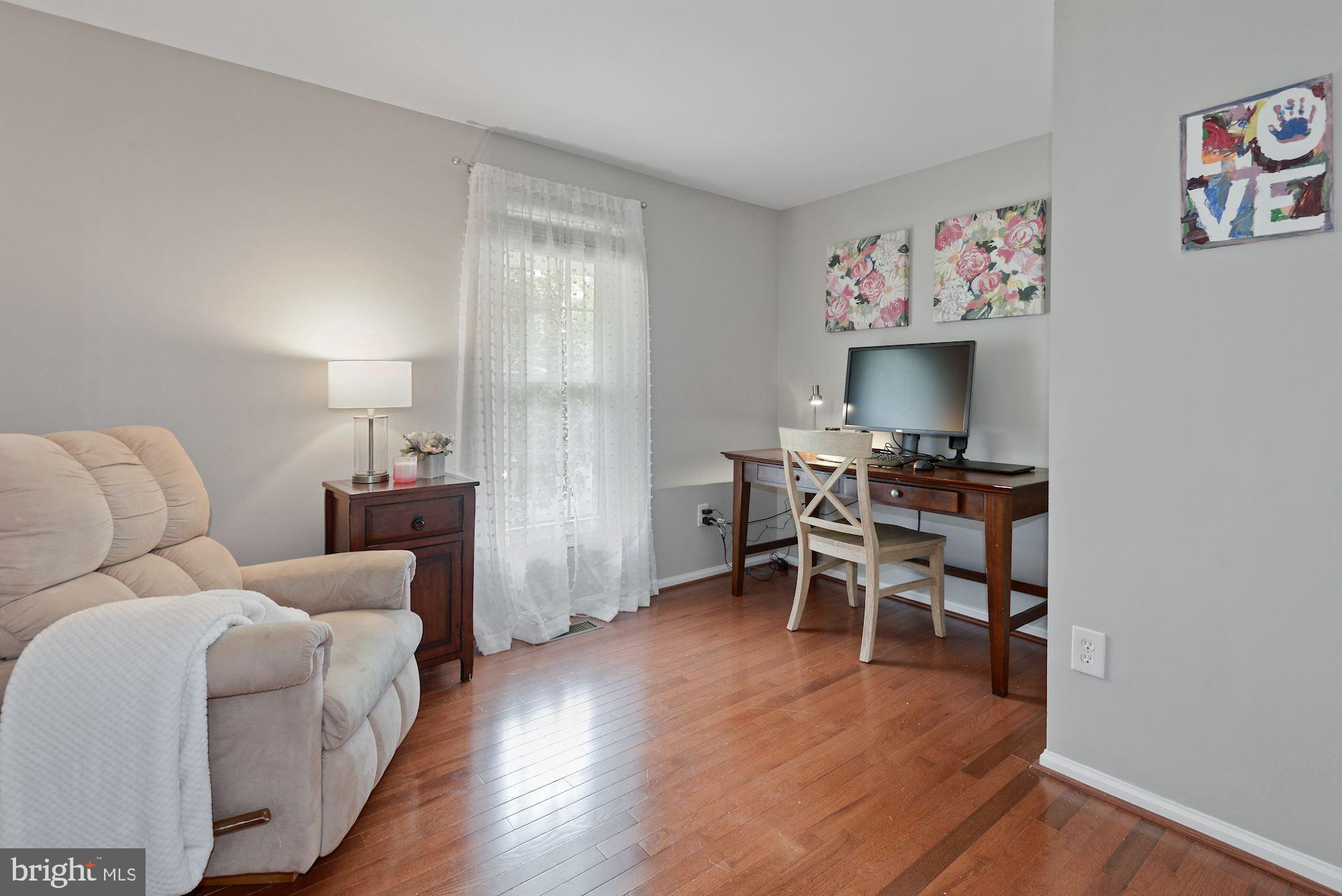 143 Peyton Road Sterling, VA 20165 - Photo 17 of 22 Bedroom # 4 - Wood floors & used as an office