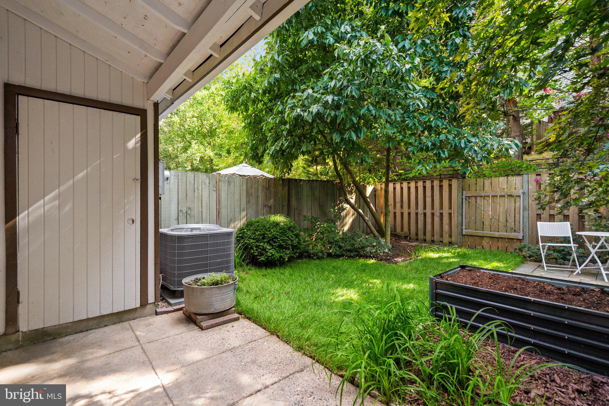 6437 Rockshire Street Alexandria, VA 22315 - Photo 31 of 43 Covered patio and fenced rear yard