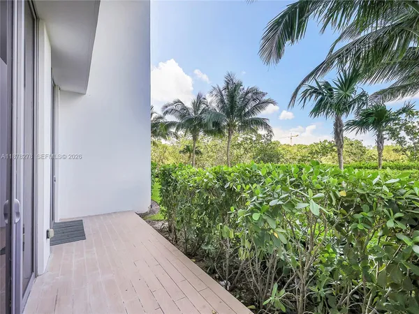 a view of a backyard of a house