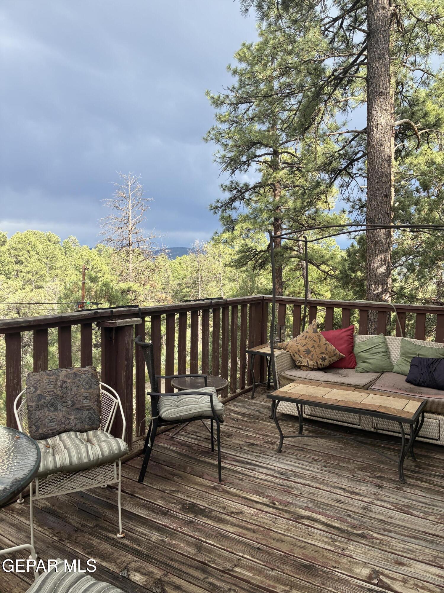 217 Juniper Road Ruidoso, NM 88345 - Photo 16 of 17 deck