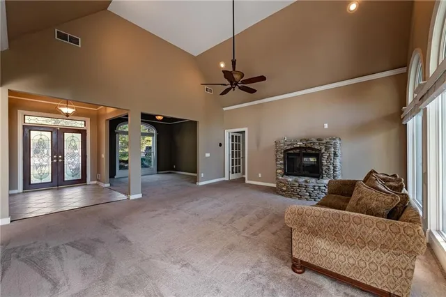 a bathroom with a shower and a bath tub