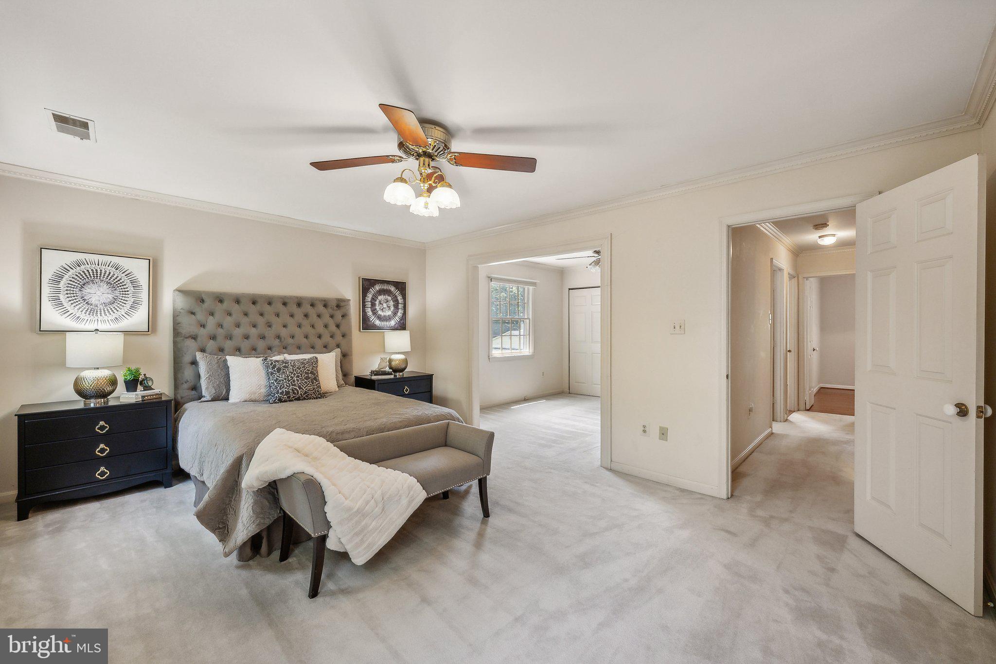 7801 Lowmoor Court Springfield, VA 22153 - Photo 21 of 41 Primary bedroom with sitting room