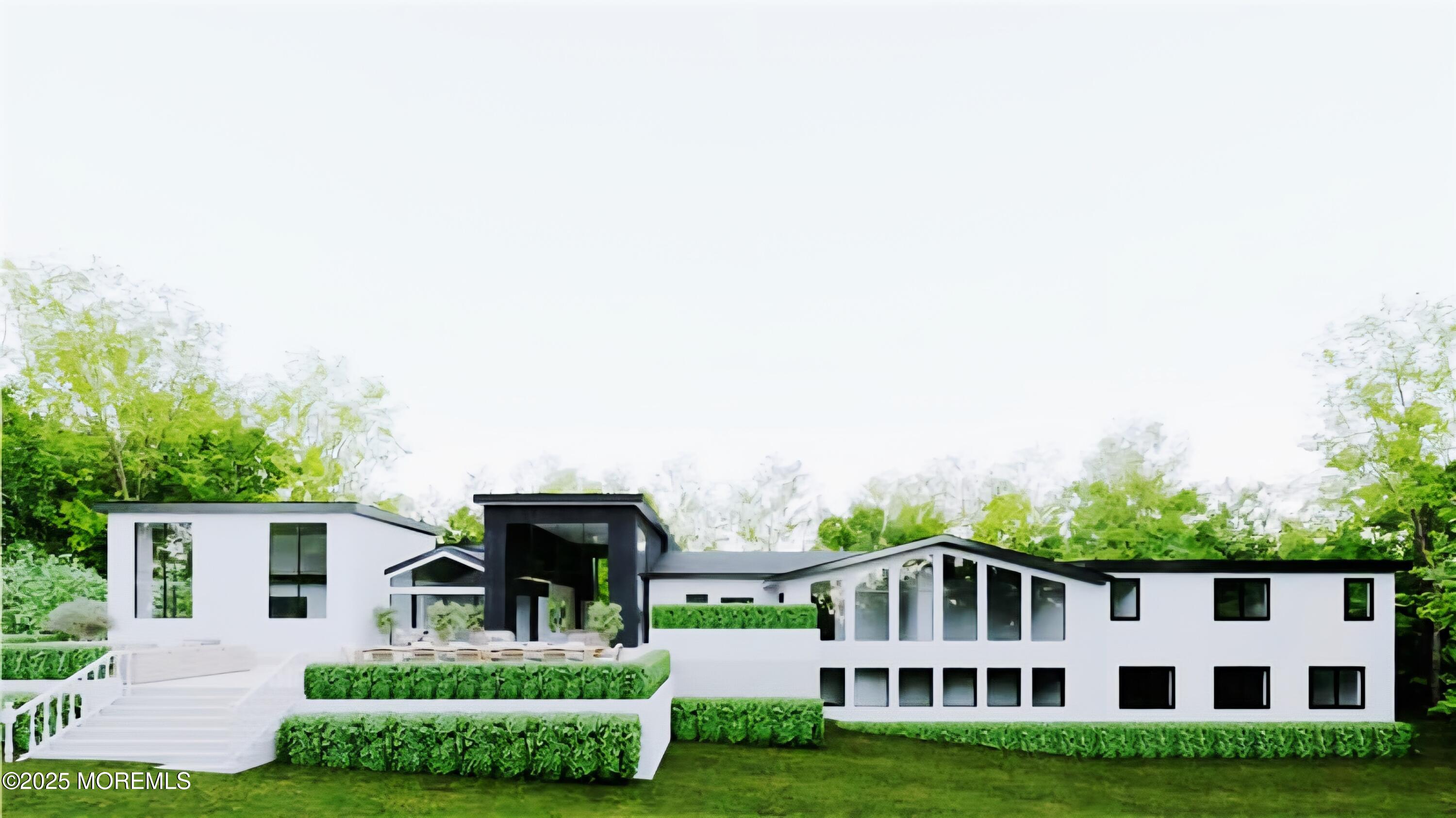 88 Clover Hill Road Colts Neck, NJ 07722 - Photo 3 of 10 a front view of a house with a garden