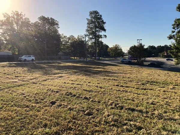 a view of a swimming pool with an outdoor space