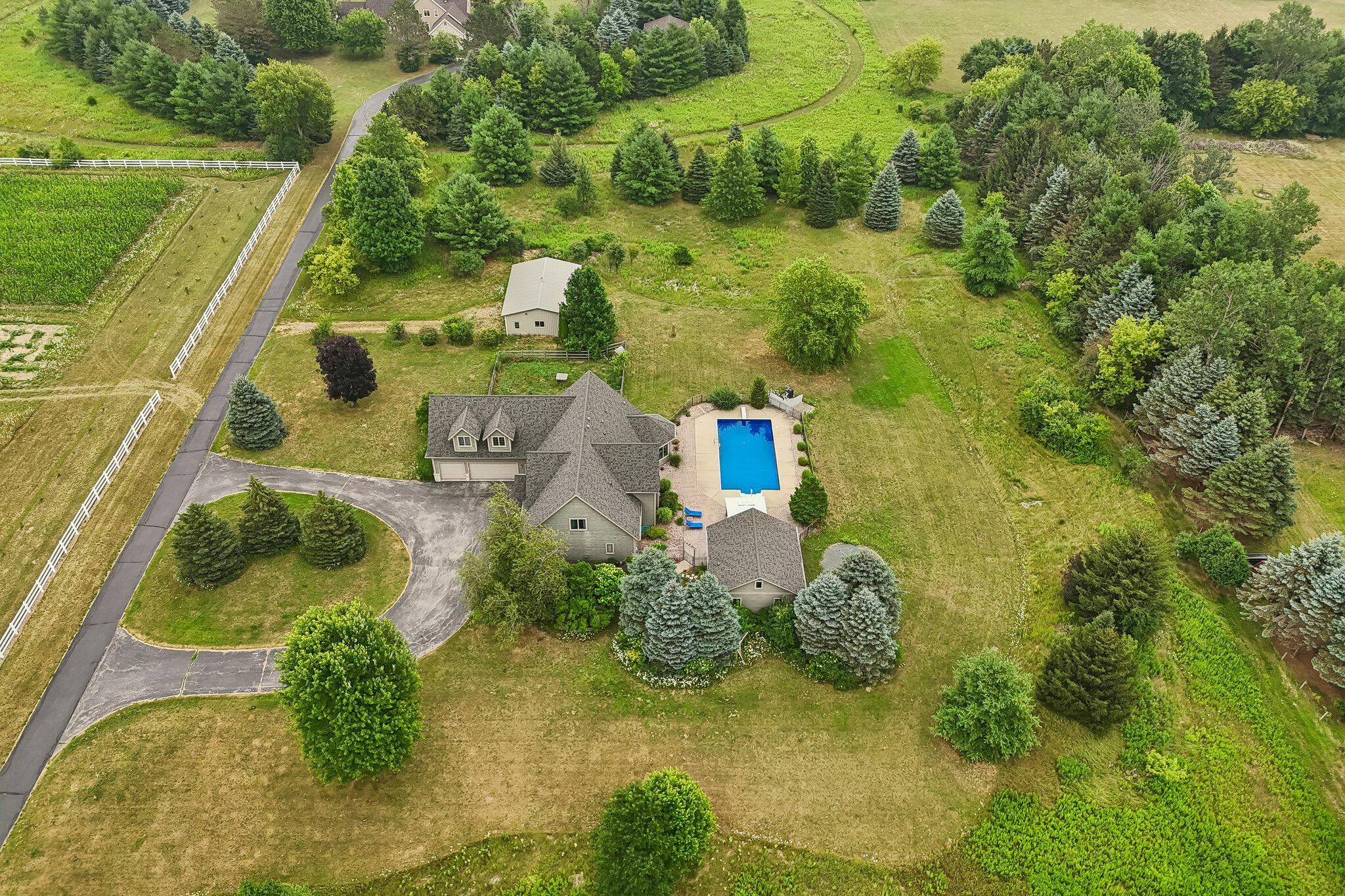 W287N8810 Center Oak Road Merton, WI 53029 - Photo 63 of 70 Aerial View
