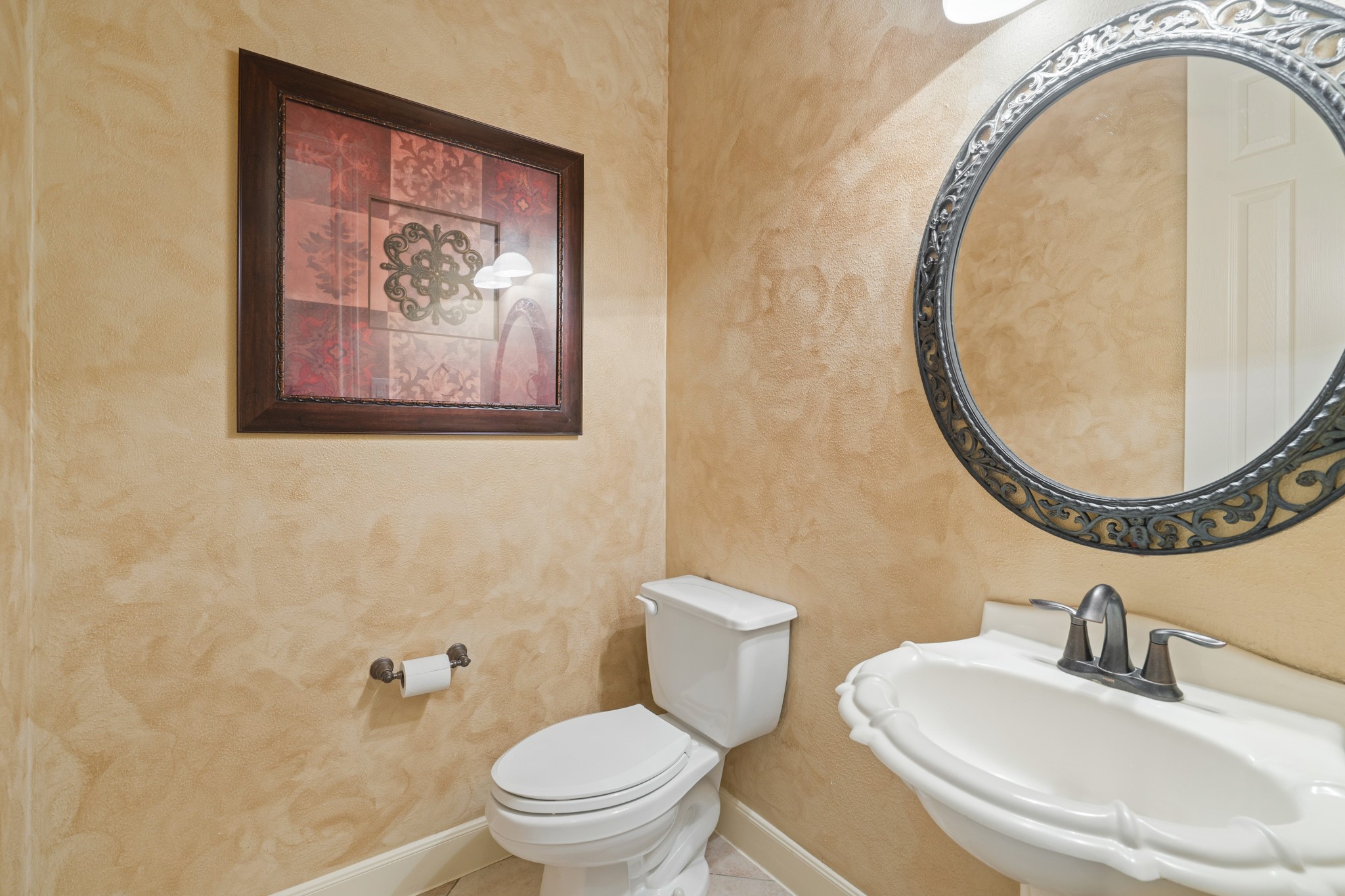7303 Starry Night Katy, TX 77494 - Photo 28 of 49 Half bath on first floor.