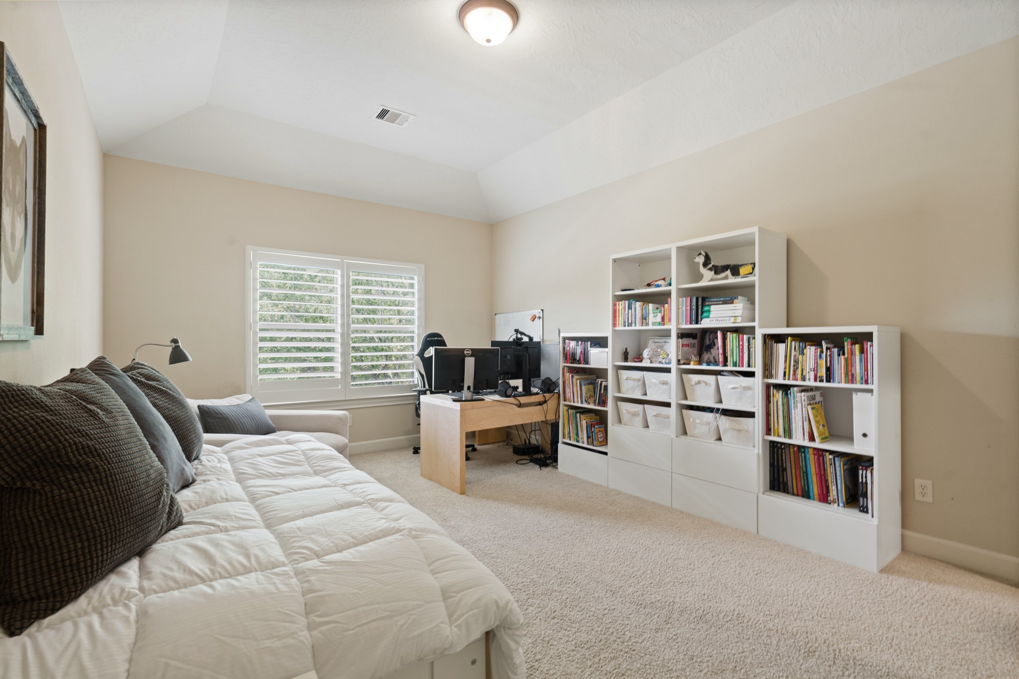 7303 Starry Night Katy, TX 77494 - Photo 36 of 49 Secondary bedroom upstairs with large walk in closet!
