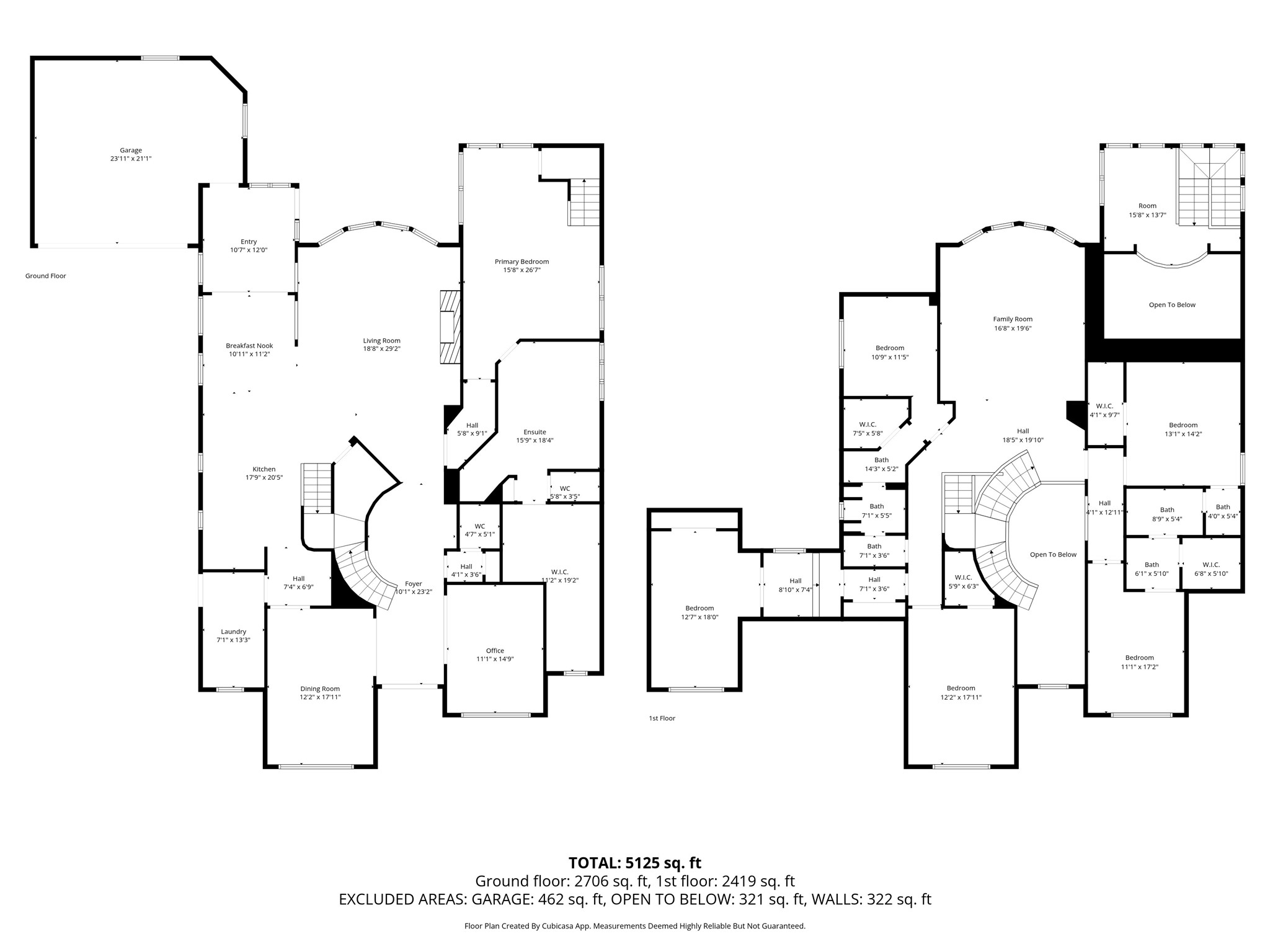 7303 Starry Night Katy, TX 77494 - Photo 47 of 49 Look at the square foot and lay out of this sprawling family semi-custom home.