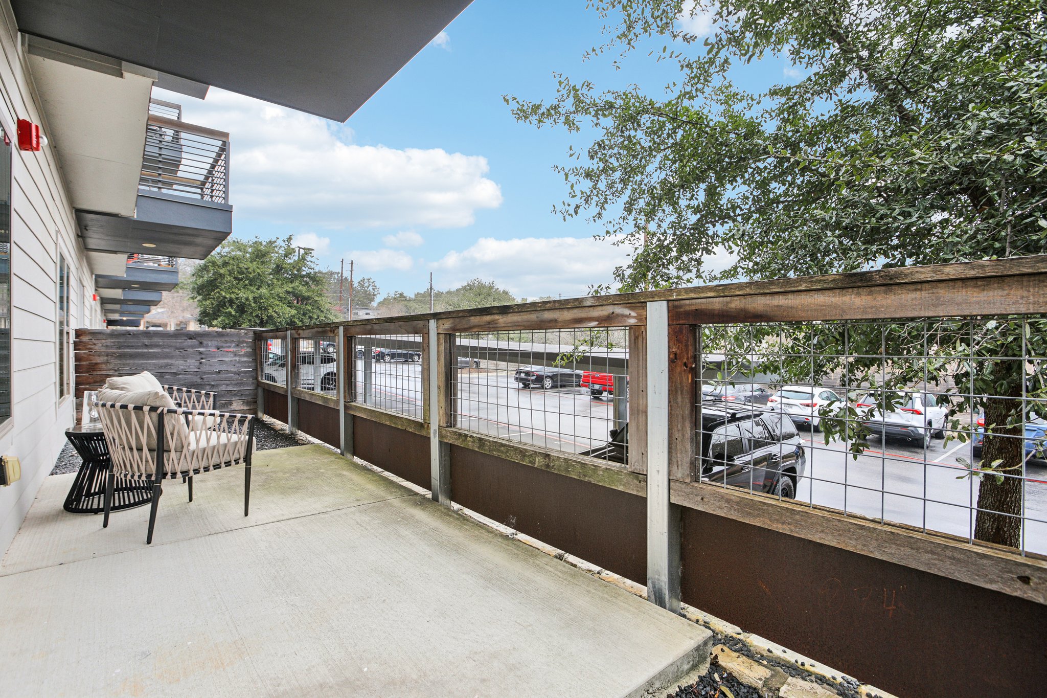 2505 Thornton Road, Unit 1107 Austin, TX 78704 - Photo 23 of 34 a balcony with chairs