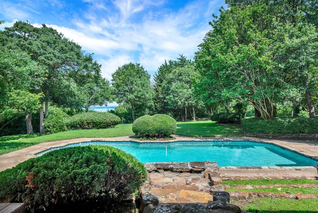 933 Mobley Road Cedar Hill, TX 75104 - Photo 7 of 40 Pool with views of the woods and Joe Pool Lake