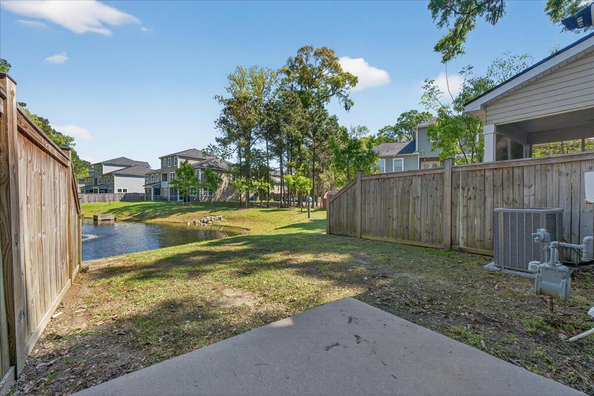 4146 Rigsby Lane Charleston, SC 29414 - Photo 31 of 41 Private Patio with Pond View