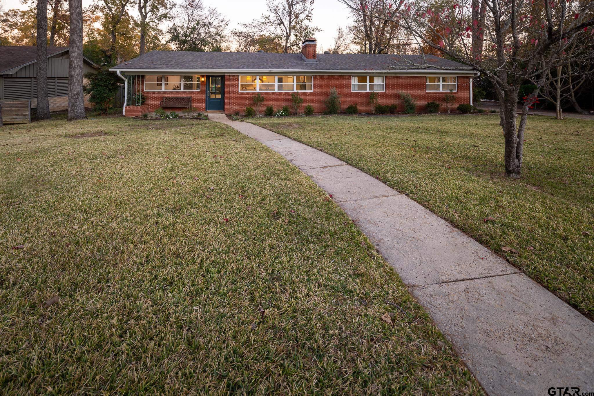 3518 Bain Place Tyler, TX 75701 - Photo 43 of 44 front view of house with a yard