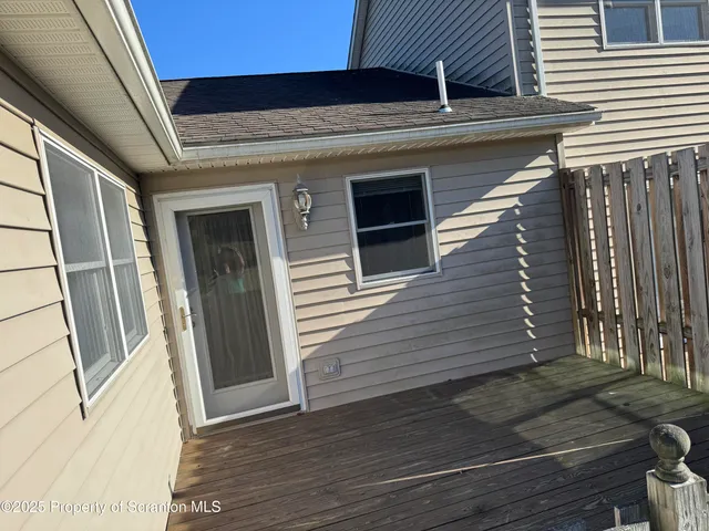 a view of front door