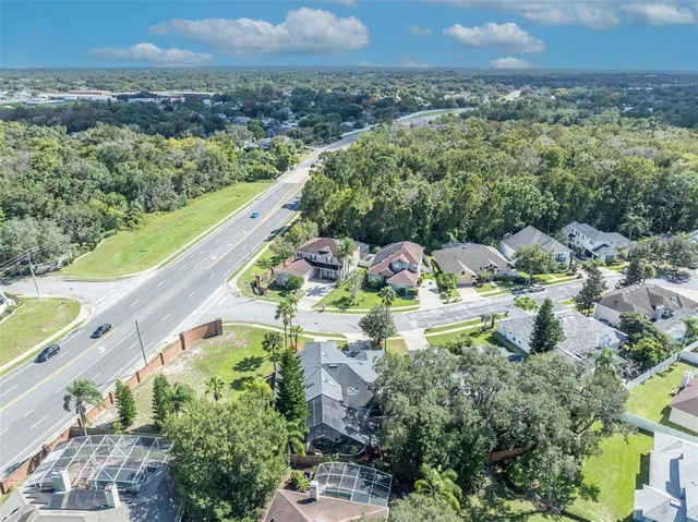 view of a lake with a mountain in the background