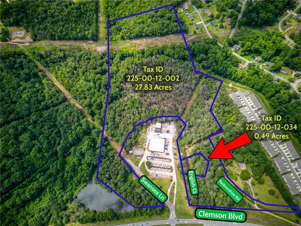 $1,132,800 | 28.32-acres Clemson Boulevard, Unit WITH SEWER, Seneca, SC 29678