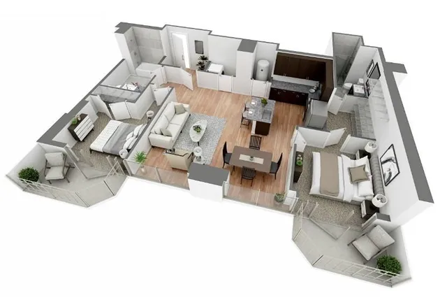 $2,608 | 1163 West Peachtree Street Northeast, Unit 714, Atlanta, GA 30309