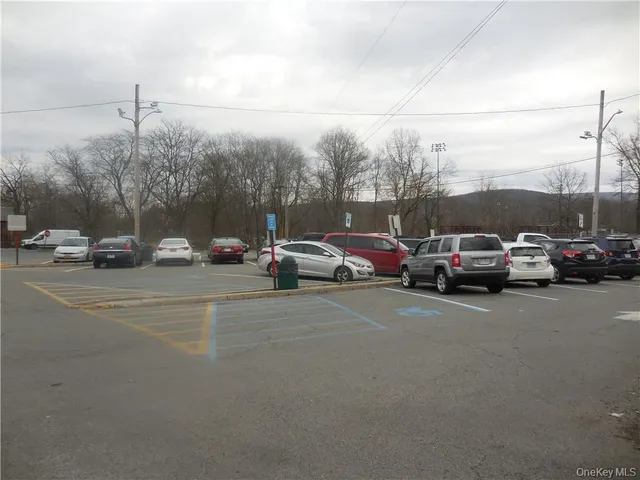 a car parked in front of a building